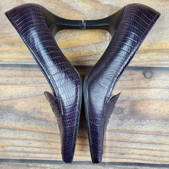 Etienne Aigner Labelle faux croc loafer SZ 7 - Picture 3 of 7
